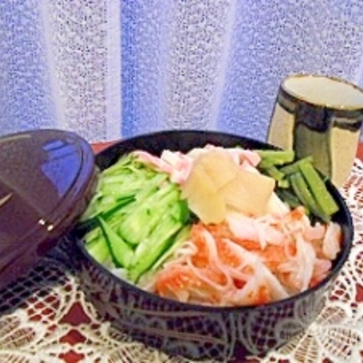 野沢菜の寿司弁当